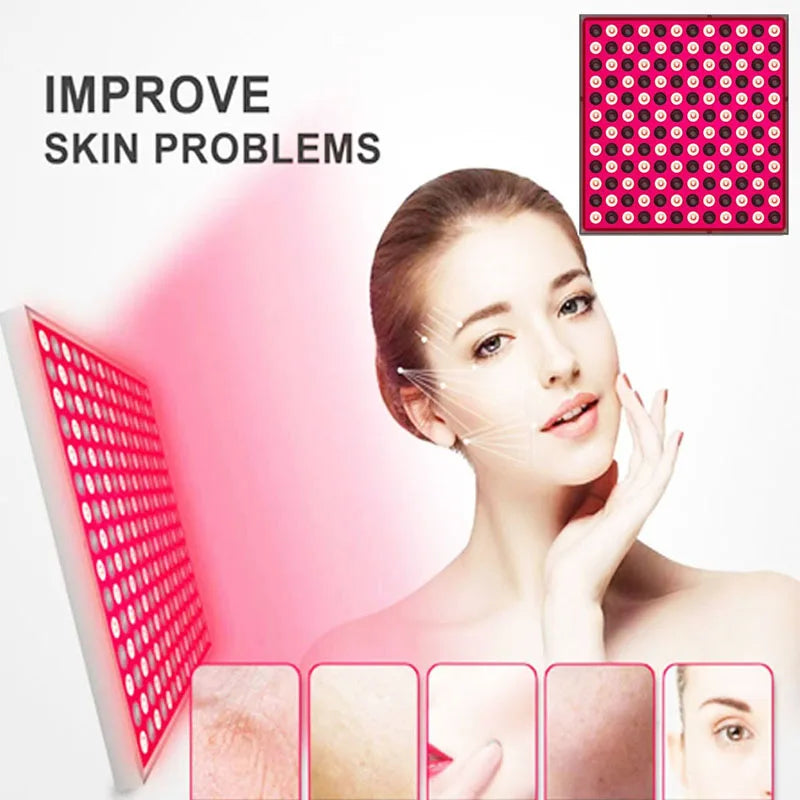 Red Light Therapy Panel — Face & Body, 660nm/850nm