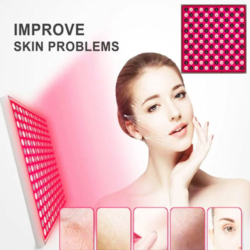 Red Light Therapy Panel — Face & Body, 660nm/850nm