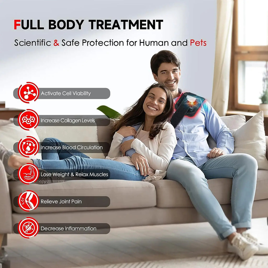 Red & Infrared Light Therapy Belt — 660nm/850nm